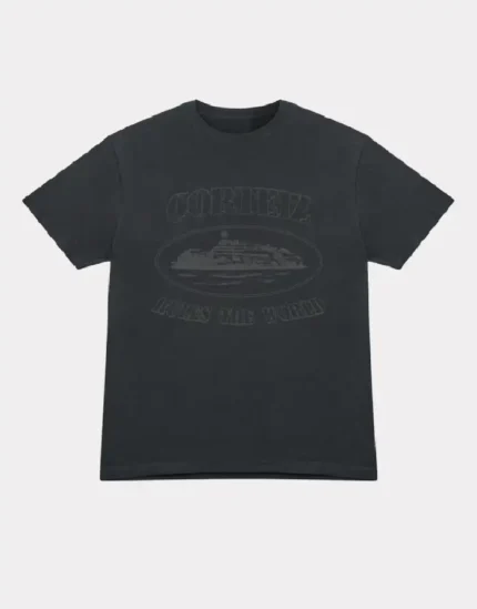 Corteiz OG Alcatraz T Shirt Triple Black (2)